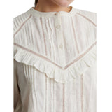 Maise LS Blouse Egret