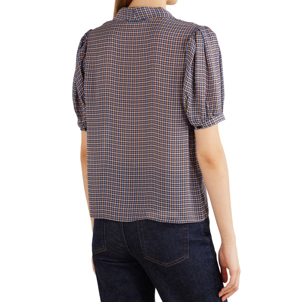 The Sonnet Blouse Multi Plaid