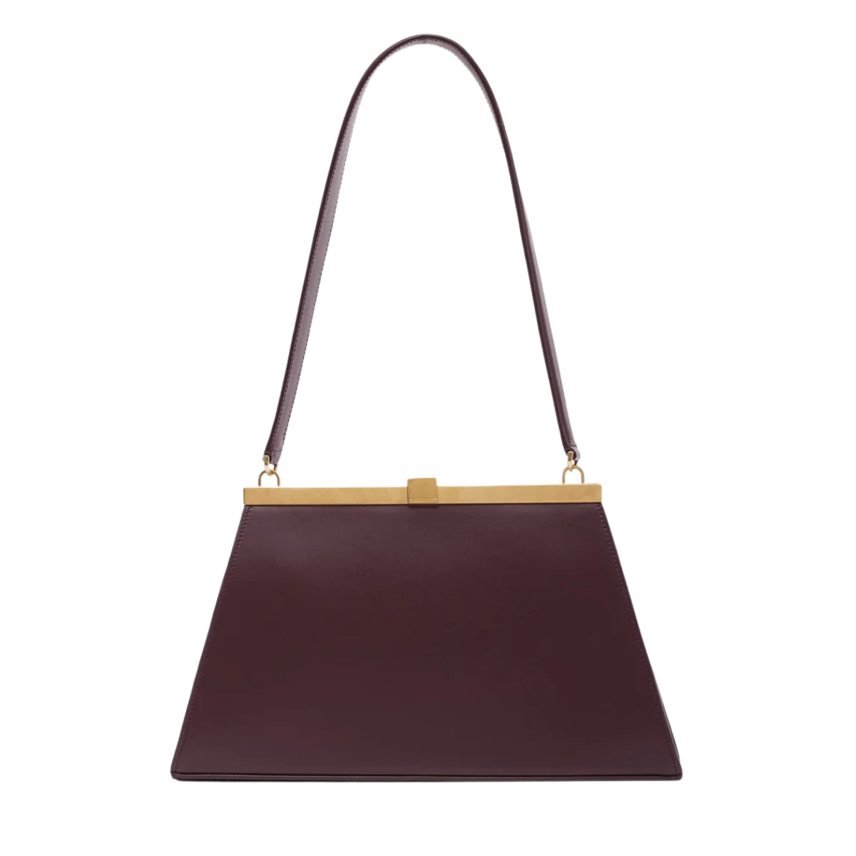 Anine Bing Smooth Leather Bag Fig