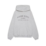 Harvey Hoodie Paris Stencil Grey
