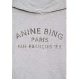 Harvey Hoodie Paris Stencil Grey