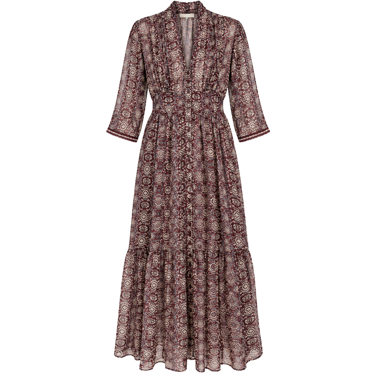 Dazzle Burgundy Dress