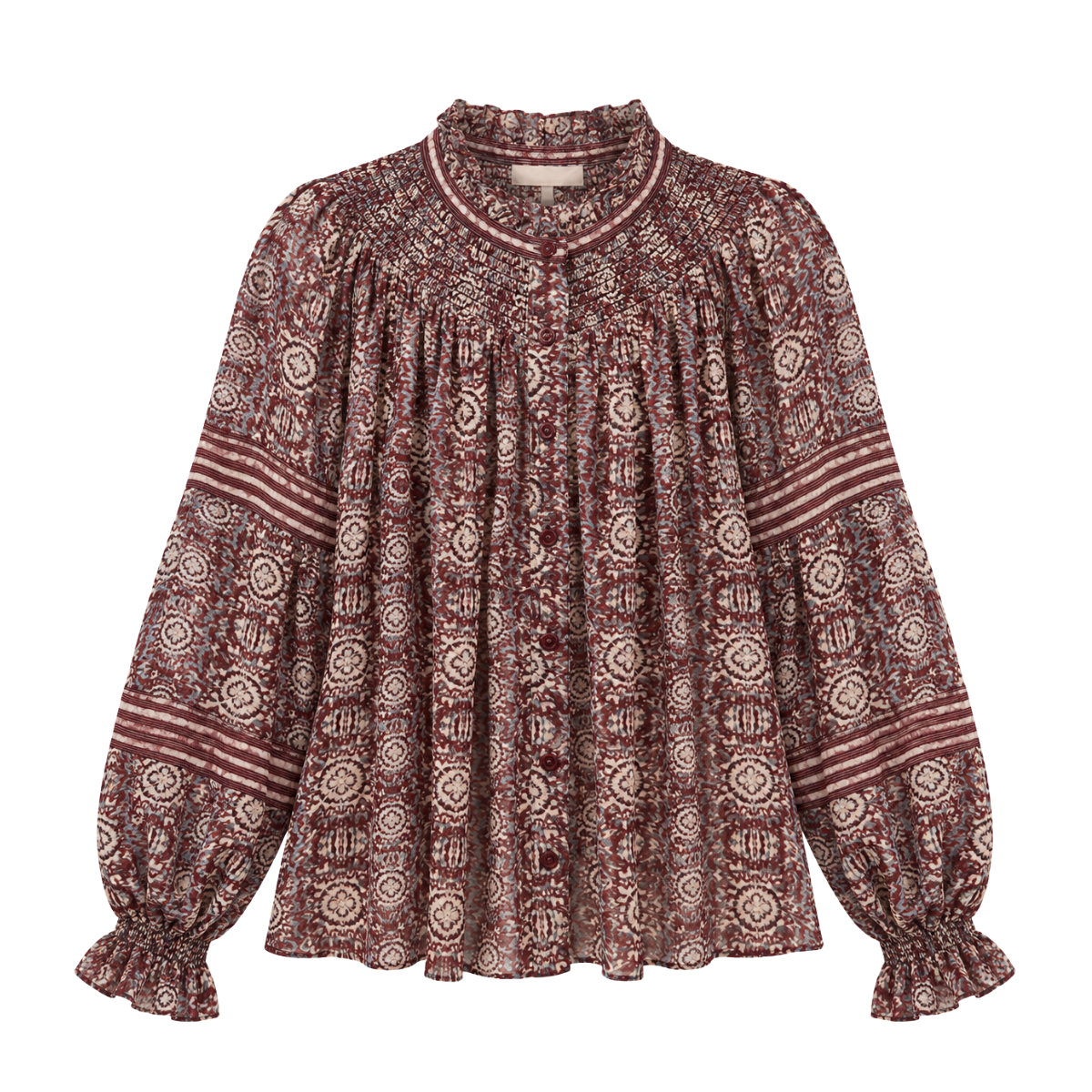Denna Burgundy Shirt
