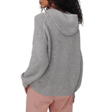 Melchie Relaxed Knit Hoodie - Grey