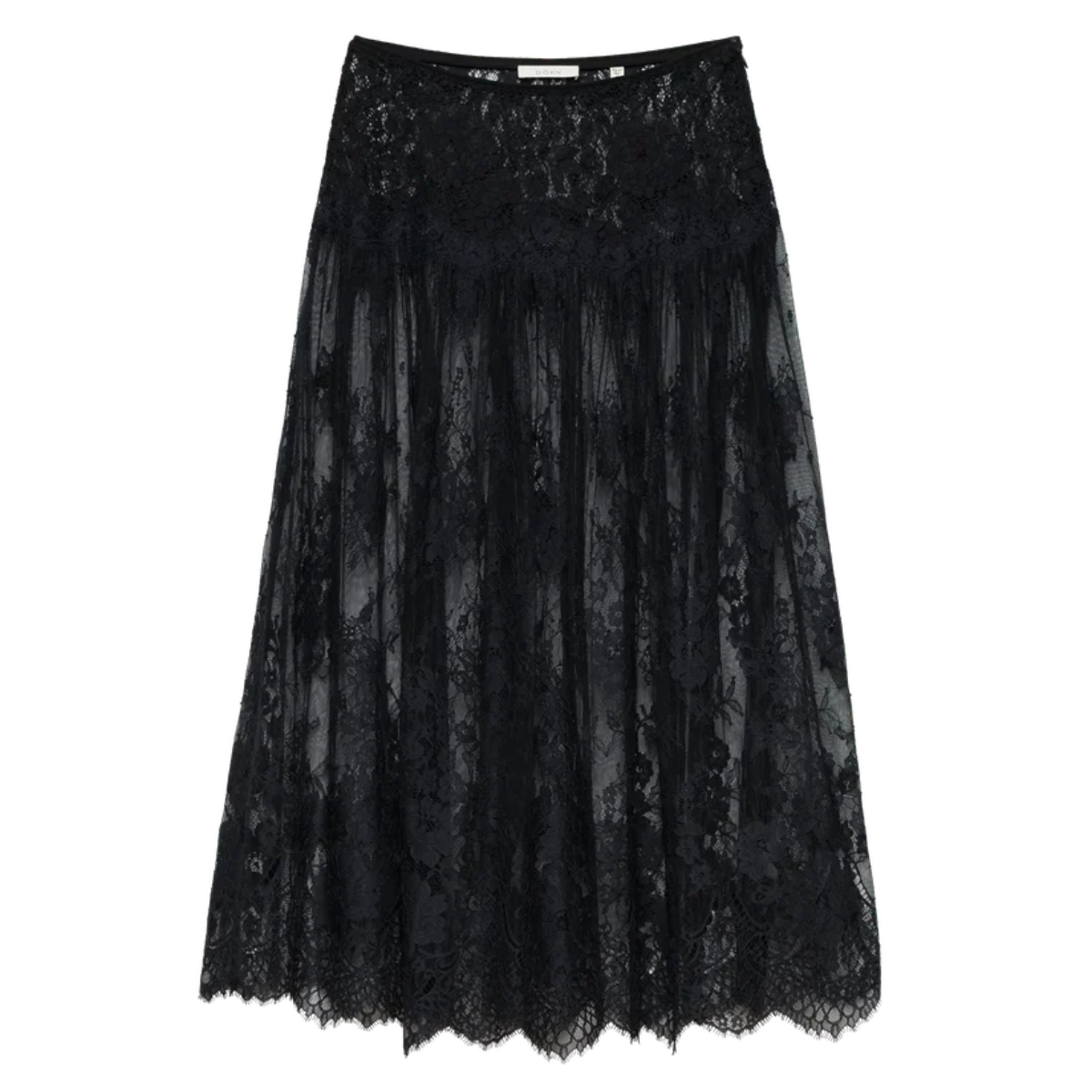 Giorgine Black Lace Skirt