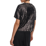 Cher Black Sequin Top