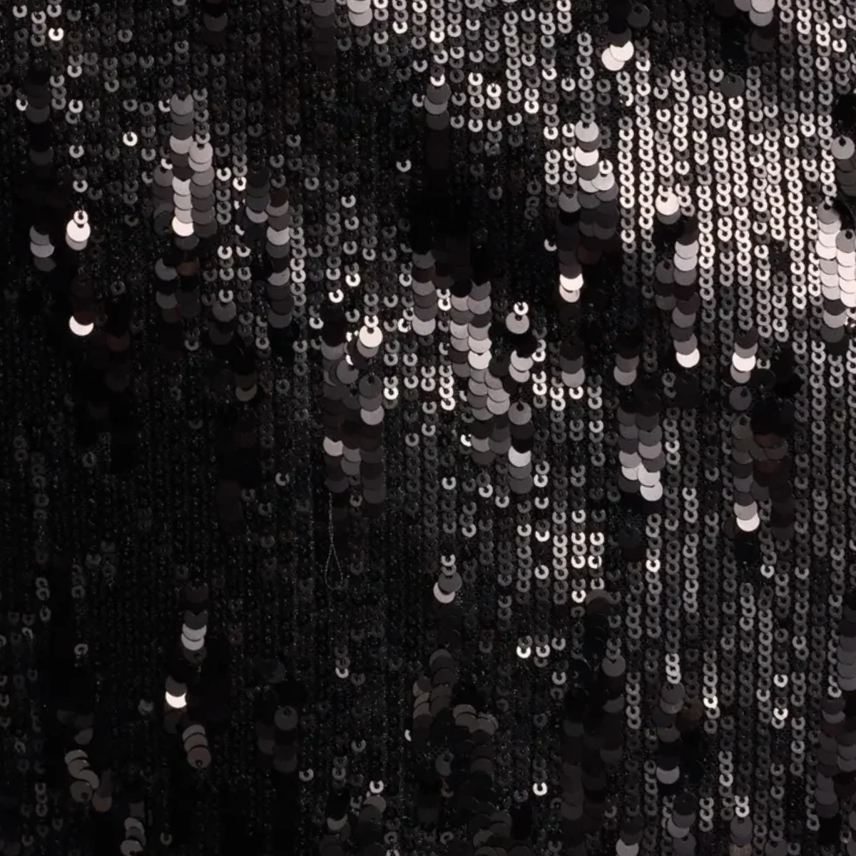 Cher Black Sequin Midi Skirt