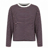 Kelly Navy/Multi Stripe Long-Sleeve T-Shirt