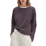 Kelly Navy/Multi Stripe Long-Sleeve T-Shirt
