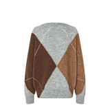 Forca Beige Knit V-Neck