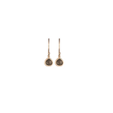 Gold Smoky Droplet Earring