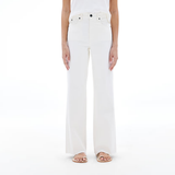 Grace White Frayed Edge Jeans