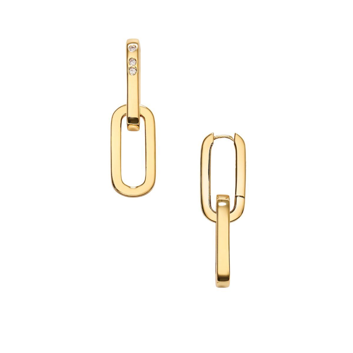 Golden Link Earrings