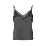 Glimps Lace Asphalt Strap Top