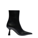 Vivi Black Leather Ankle Boots