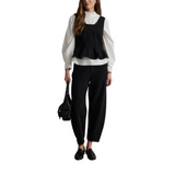 Loana Black Barrel Jeans