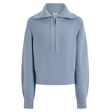 Maura Kentucky Blue Half Zip Sweater