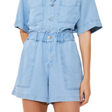 Kiki Shorts Jeans Clair