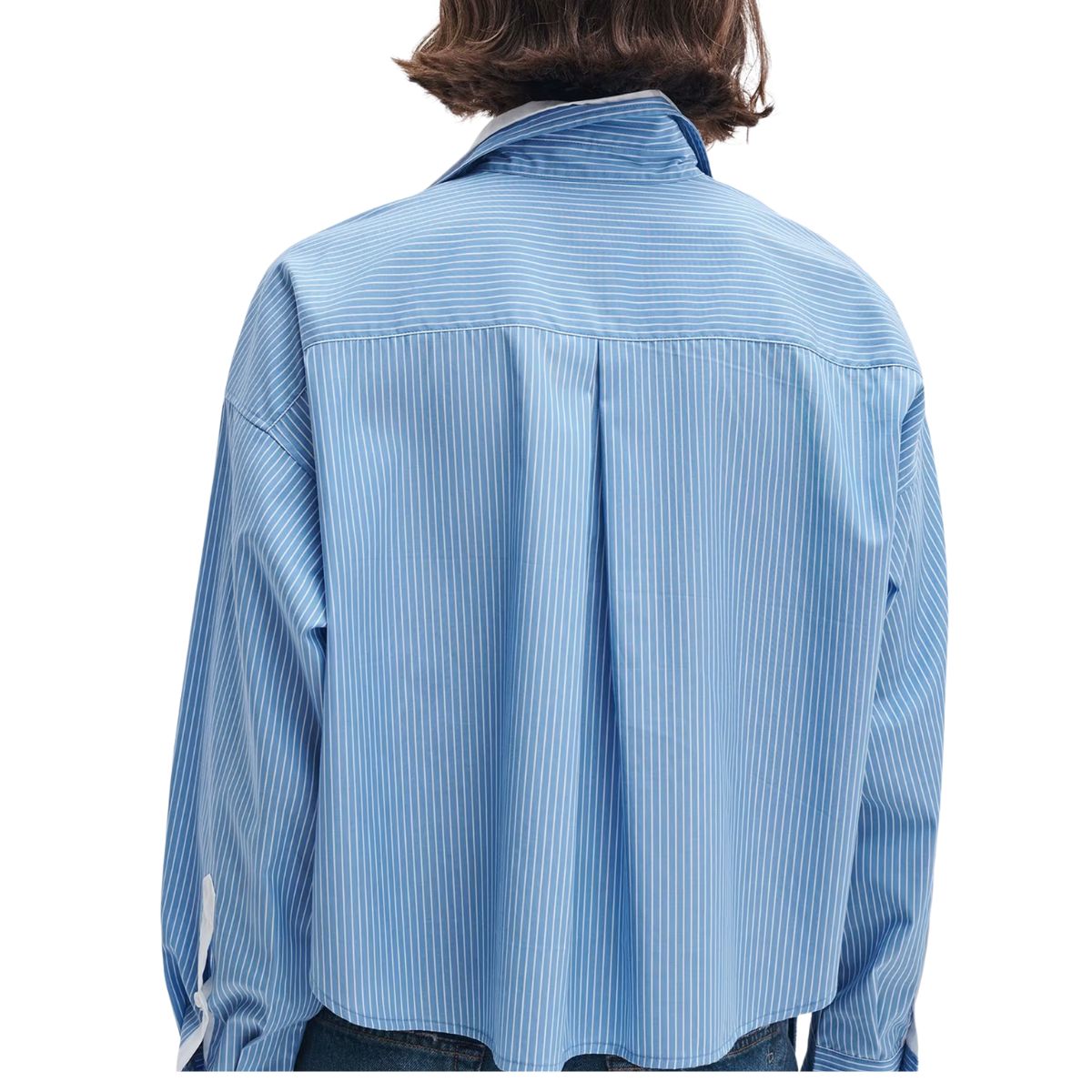 Marin Blue Stripe Layered Shirt