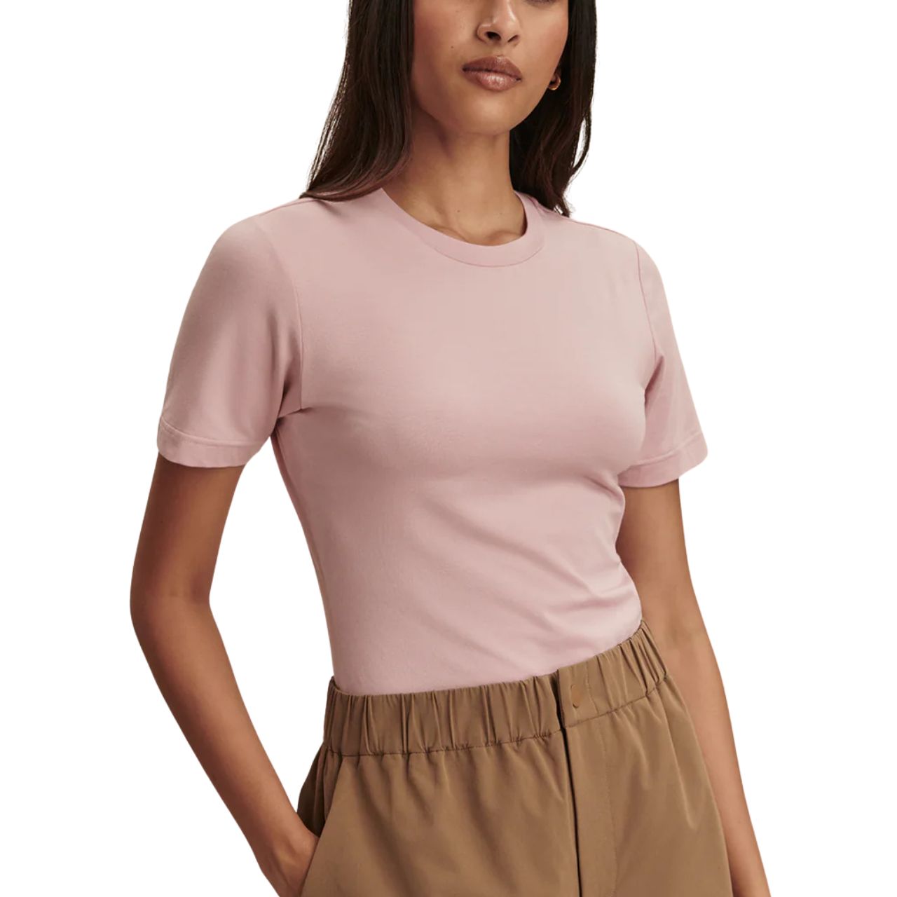 Regina Zephyr Mauve Fitted Tee
