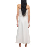White Sculpted Tube Dress
