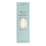Madeleine Taper Candles White