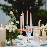 Madeleine Taper Candles White
