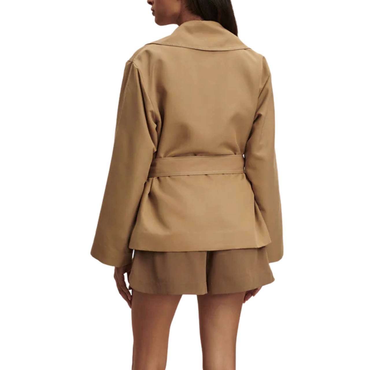 Maddox Short Trench Tan