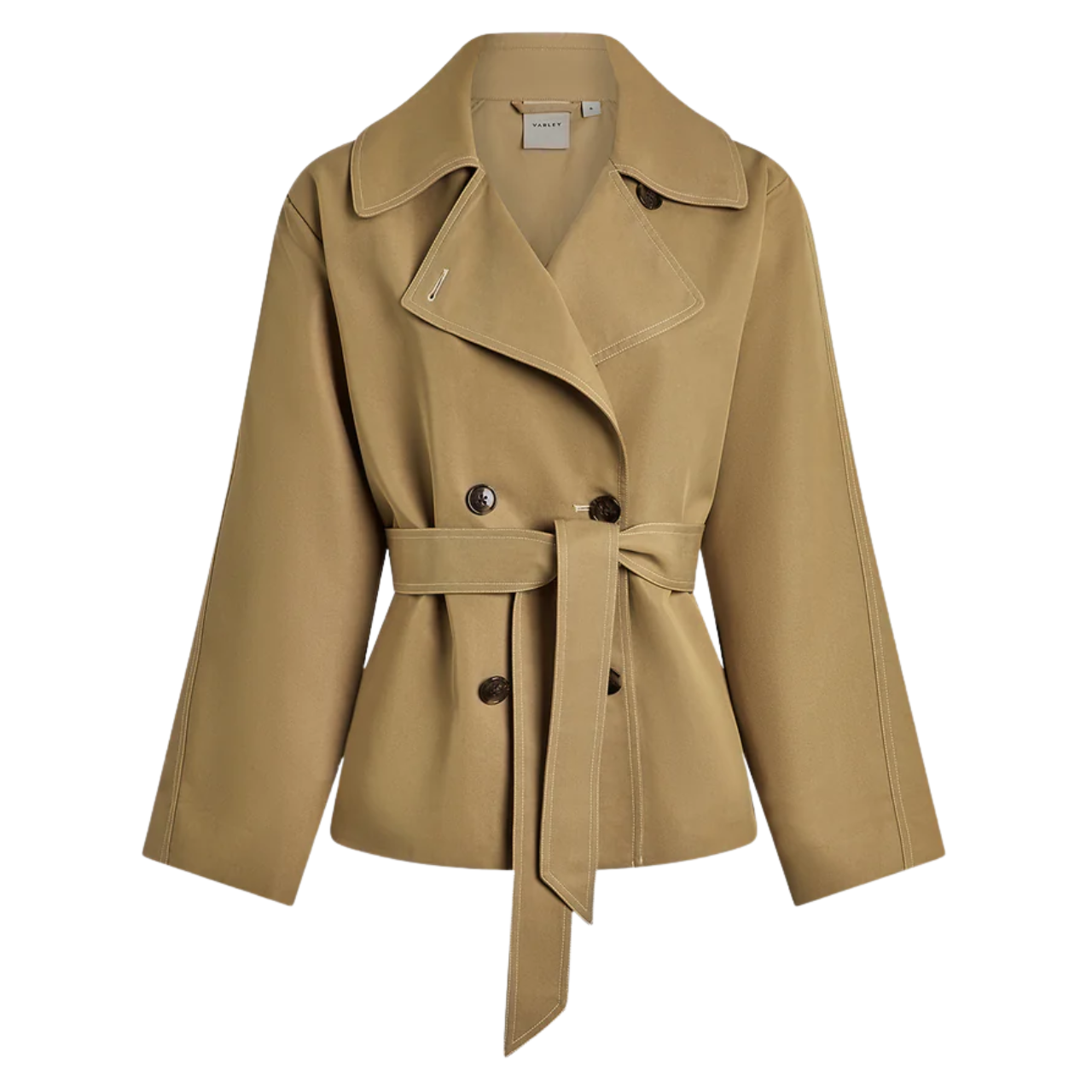 Maddox Short Trench Tan