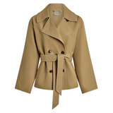 Maddox Short Trench Tan