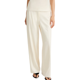 Maggie Ivory Satin Trousers