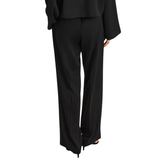 Maggie Black Satin Trousers