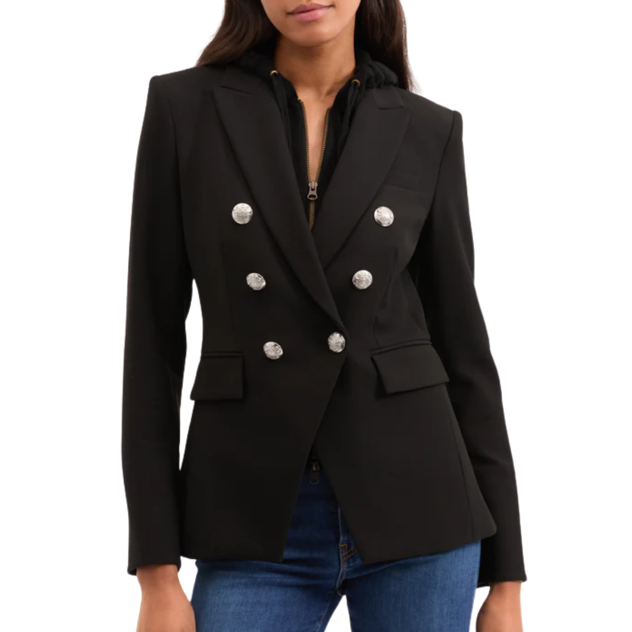 Miller Dickey Jacket Black Silver