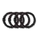Skinny Scrunchie Set Of 4 Black