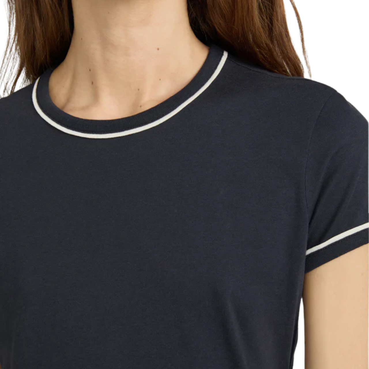 Ringer Baby Tee Navy