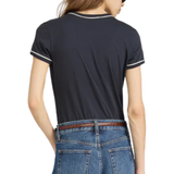 Ringer Baby Tee Navy