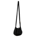 River Crossbody Bag Black Leather