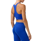 Stamina Prusian Blue Seamless Sports Bra
