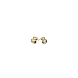 Gold Duo Oval Studs