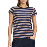The Slub Stripe Tee Salute Gold