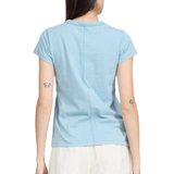 The Slub Tee Teal Blue