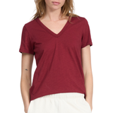The Slub Vee Tee Pomegranate
