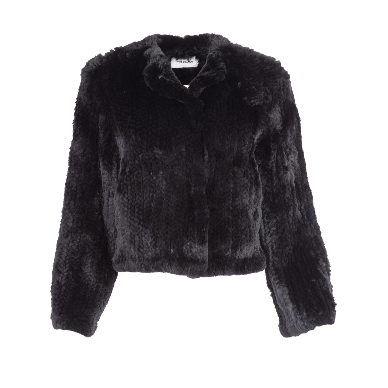 Knitted Rex Jacket Black