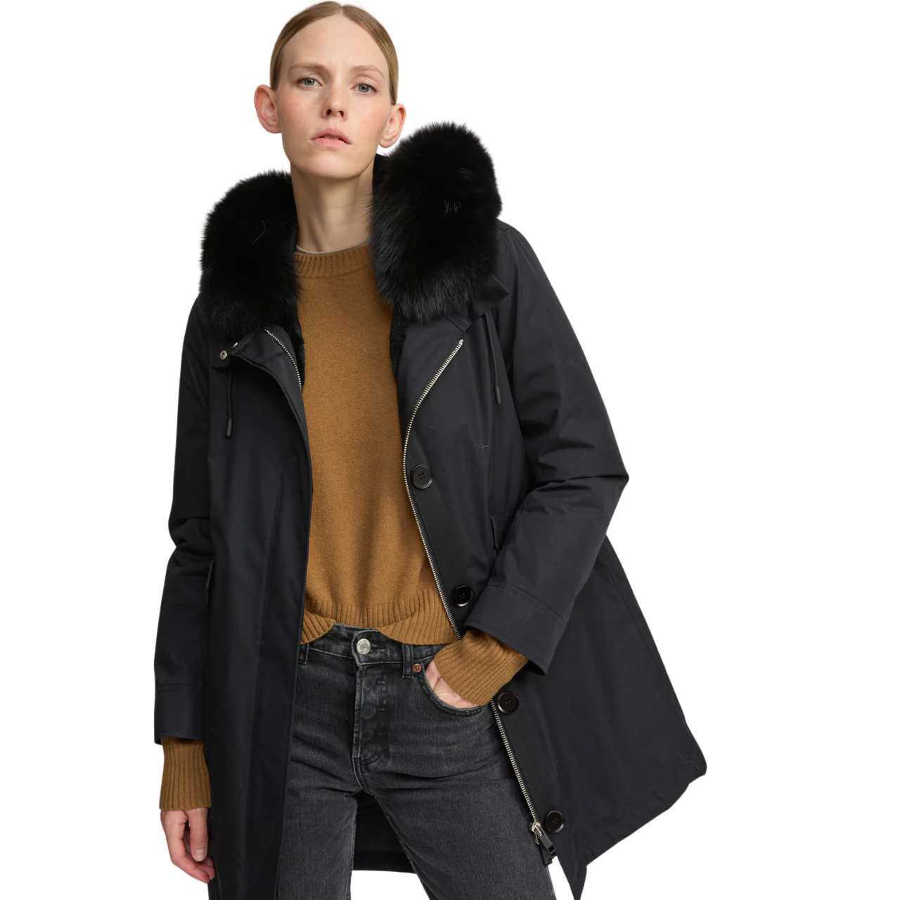 Long Parka Black