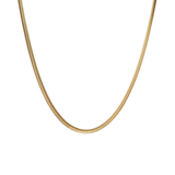Silique Herringbone Chain Gold