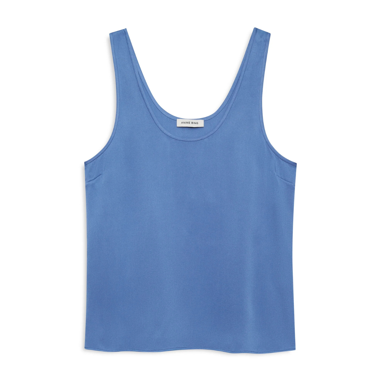 Lea Storm Blue Silk Top