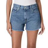 Archie Shorts W/ Heavy Frayed Hem Biarritz