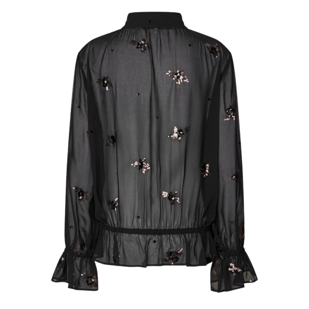 Luma Sequin Blouse Black