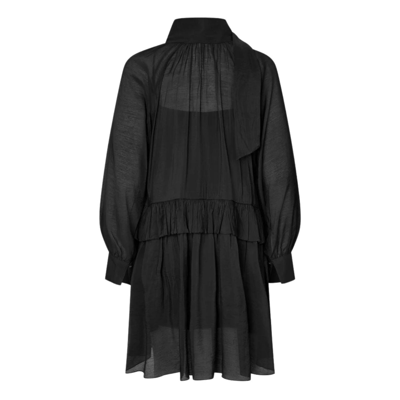 Tundra Frill Dress Black