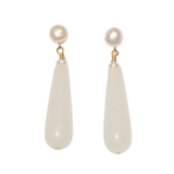 Quartz Drop Earrings